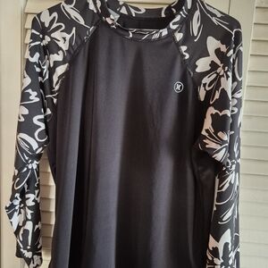 Hurley Black UPF 50+ Long Sleeve